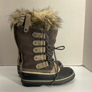 Sorel Joan of Arctic Faux Fur Winter Boots Sz 8